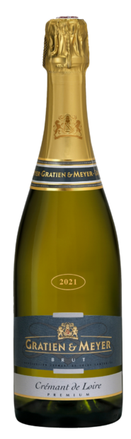 La bouteille du Crémant de Loire Brut Millésimé 2021 de Gratien et Meyer.