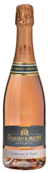 La bouteille du Crémant de Loire Brut Rosé 202 de Gratien et Meyer.